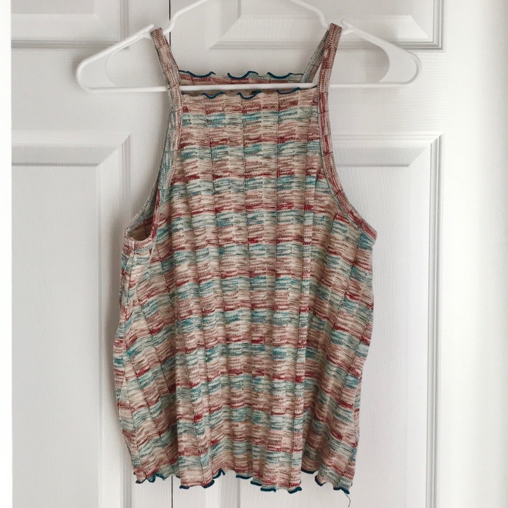 Anthro Striped Knit Tank